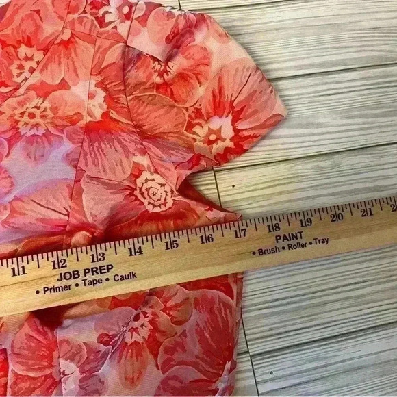 Carmen Marc Valvo Floral Jacquard Sheath Dress - Picture 7 of 8